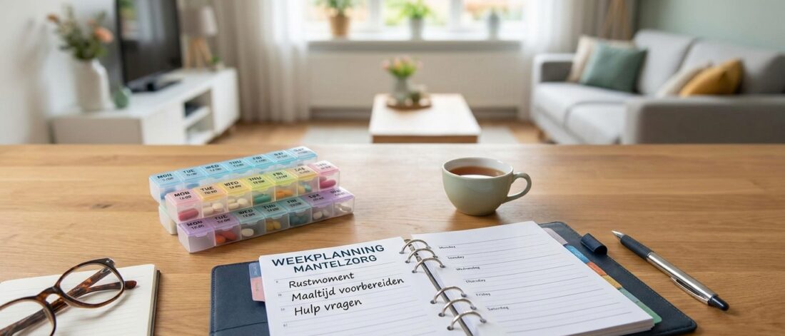 Hoe je mantelzorg met weinig energie organiseert stappenplan