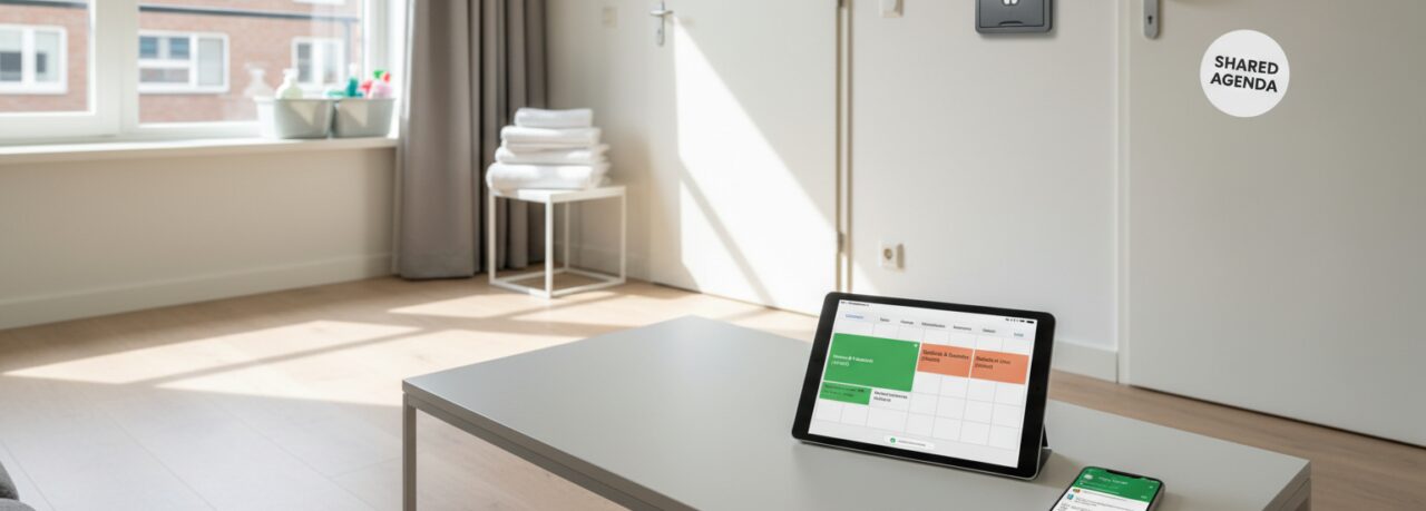 Processen en typen ondersteuning die passen bij een appartement