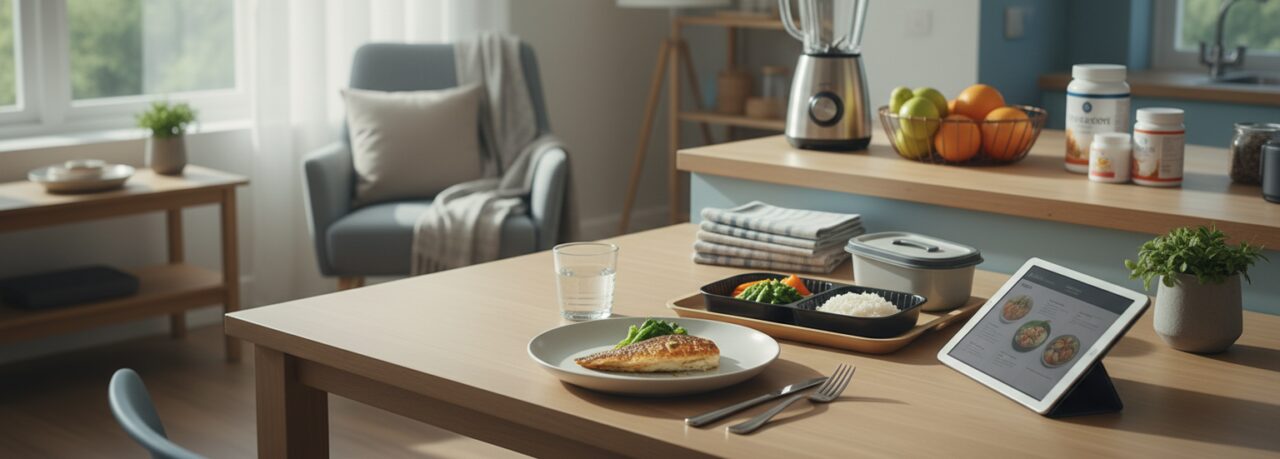 Proces: In 5 stappen naar eten en drinken ondersteuning thuis