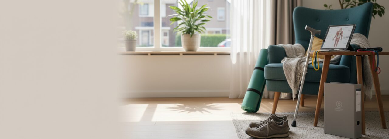 Wat is fysiotherapie begeleiding thuis combineren zorg?