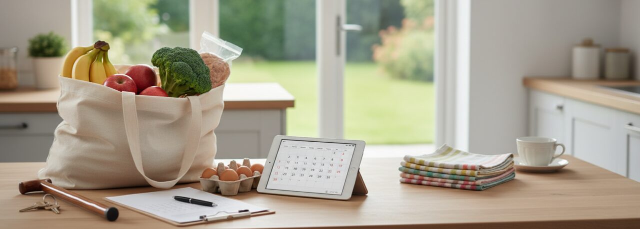 Wat houdt hulp bij boodschappen thuis precies in?