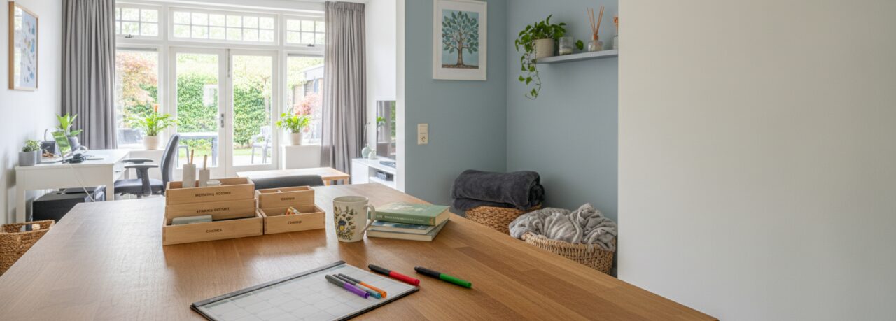 Wat is rust in huis bij een druk huishouden