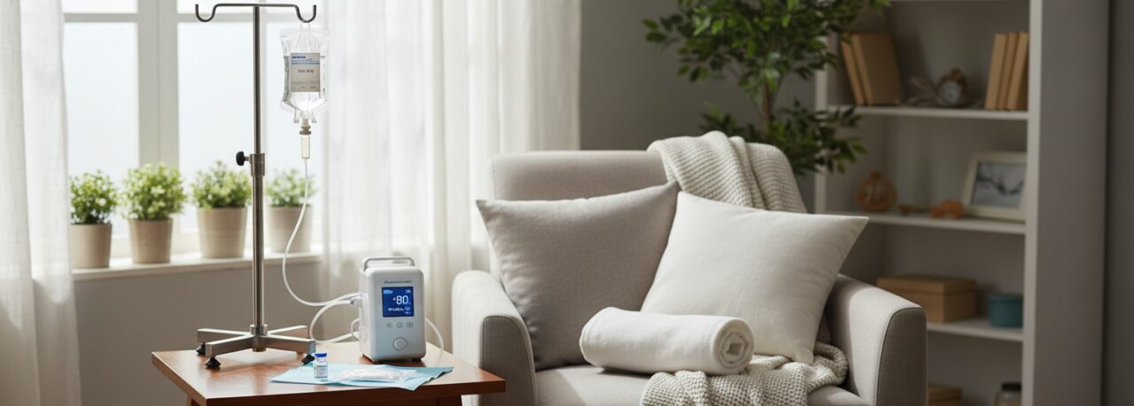 Typen infuustherapie thuis en hun toepassingen