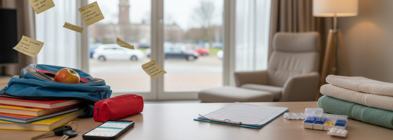 Thuiszorg - mantelzorg Je rent van school naar zorg en je hoofd staat niet stil.