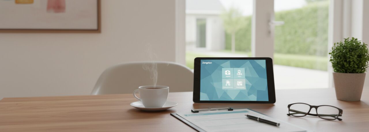 Het proces van mantelzorg ondersteuning met digitale dossiers stap voor stap