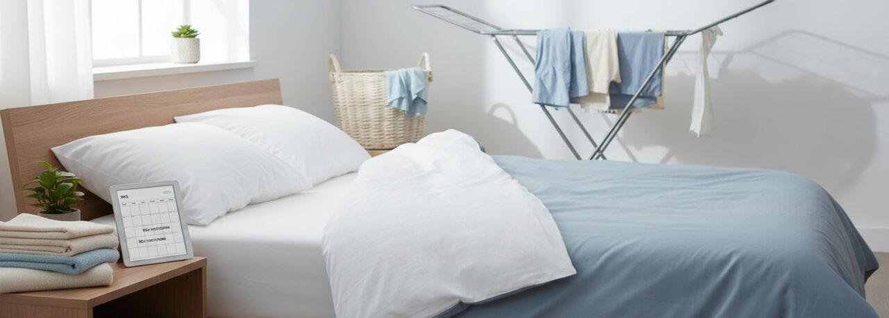Net thuis na een ziekenhuisopname en je wilt rust. Wat is was en bed verschonen plannen na een ziekenhuisopname