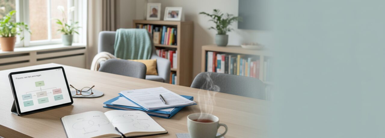 Proces van het aanvragen van professionele mantelzorg ondersteuning