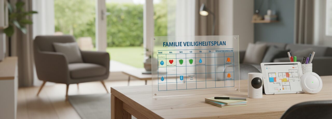 Stappenplan voor het bewaken van de veiligheid in huis met meerdere familieleden. Stappenplan voor veiligheid in huis bewaken met meerdere familieleden