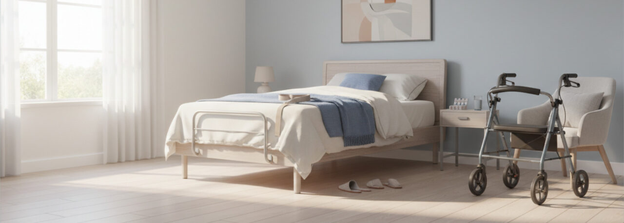 Wat is zorg bij opstaan en naar bed gaan?