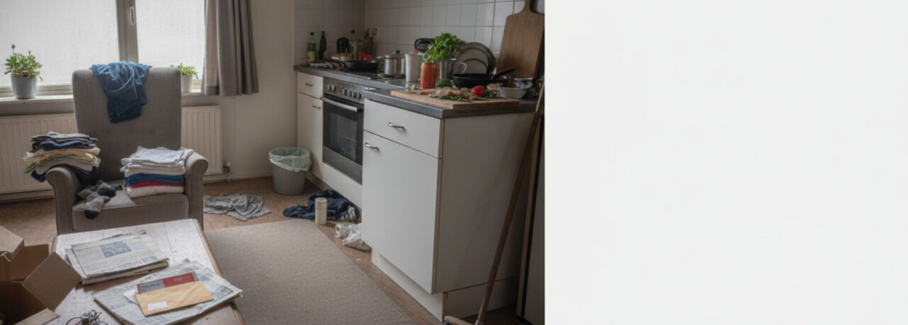 Thuiszorg - mantelzorg Welke signalen laten zien dat taken afspreken met hulp slim is bij een rommelig huis?
