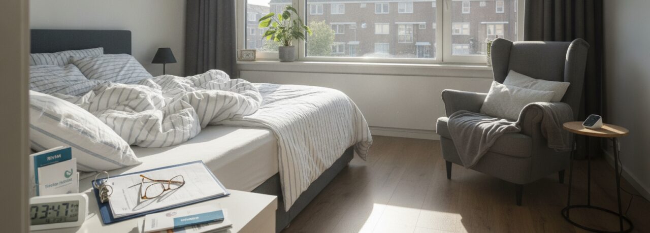 Wat betekent slaaptekort door zorg verminderen in een huurwoning